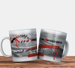 E F M - Silver mug